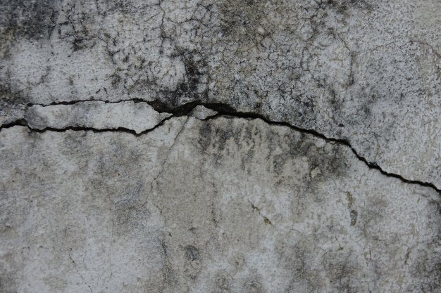 cracked concrete cracks - blood sweat and tears concrete construction llc tucson az
