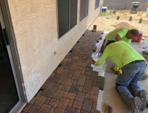 DOES BLOOD SWEAT & TEARS CONCRETE INSTALL PAVERS?